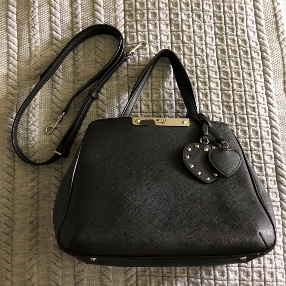 Guess Black Tote Handbag - Picture 1 of 6